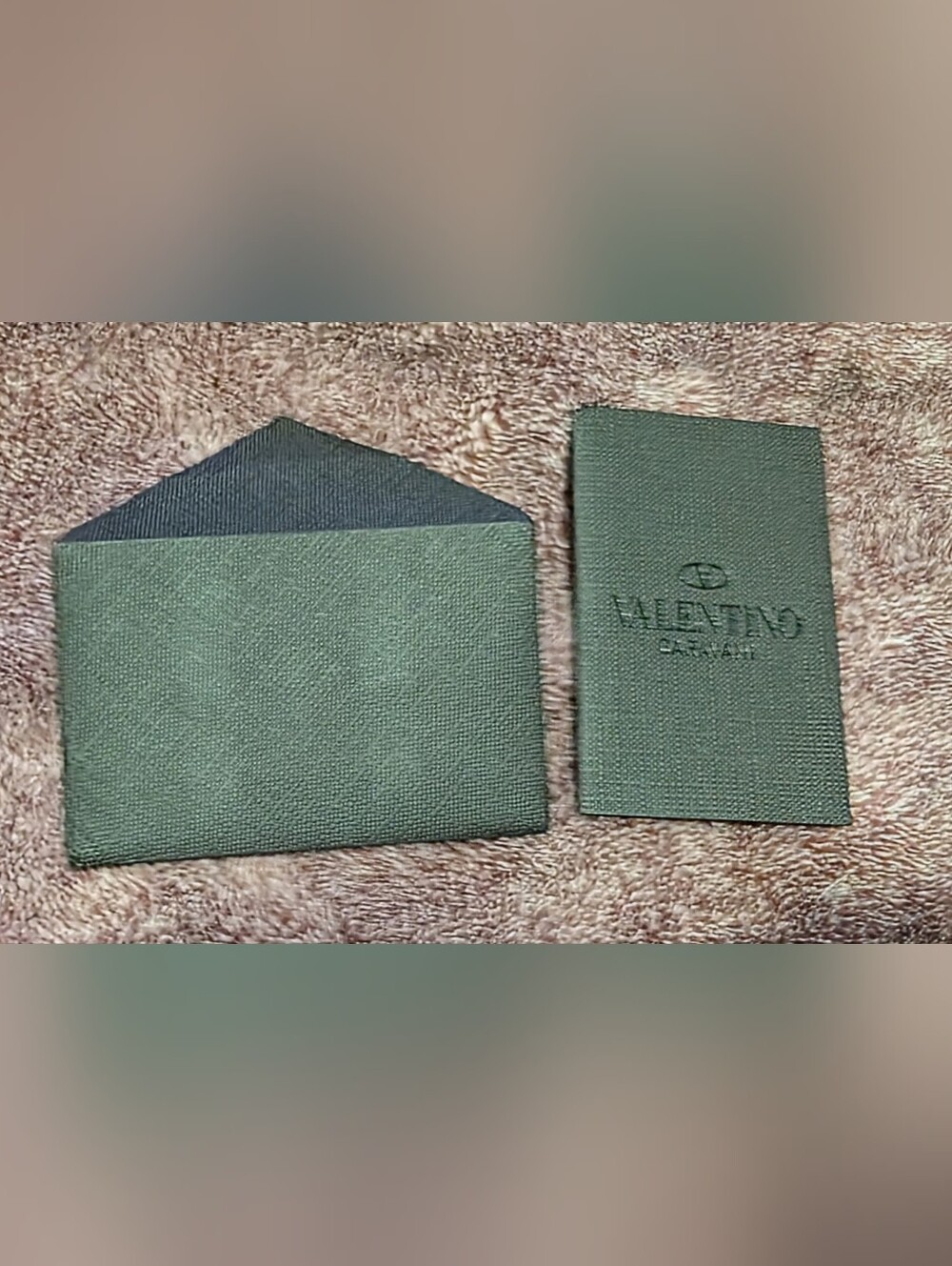 Valentino Garavani Designer Paper Card Holder Envelope Packaging Set